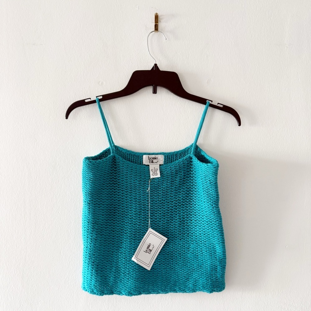 Vintage Deadstock 90s Bonnie & Bill by Holly Knit Cami Tank Top Size Small (S)